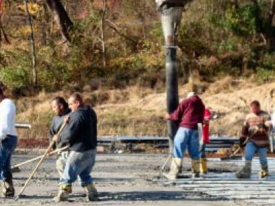 A group of people are playing with water